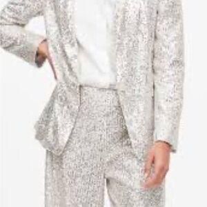 Sequin Suit - Silver